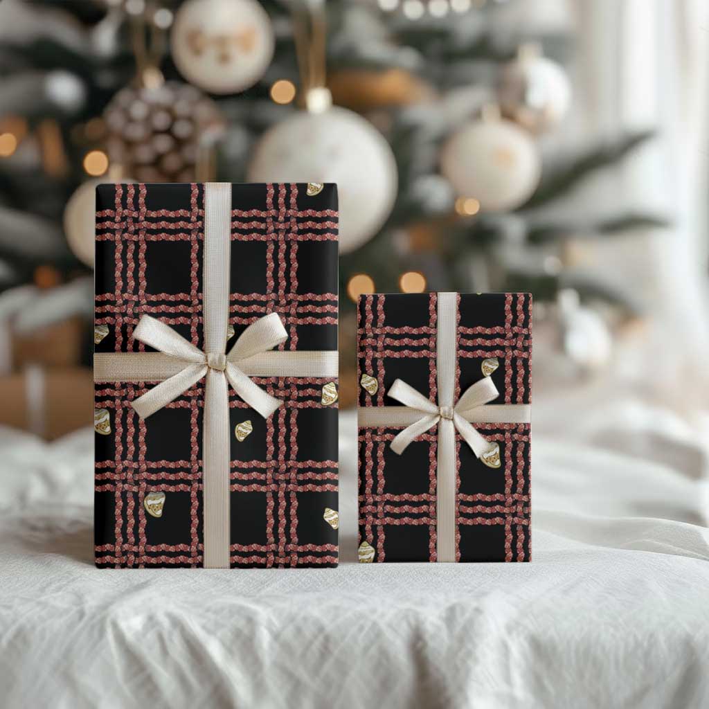 Hawaii Palaka Kahelelani Shell Lei Costume Wrapping Paper Plaid Patterns