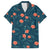 Hawaii Monstera Family Matching Off Shoulder Short Dress and Hawaiian Shirt Hibiscus Flowers Simple Style - Polynesian Pride