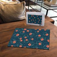 Hawaii Monstera Puzzle Hibiscus Flowers Simple Style DT05 - Polynesian Pride