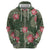 Hawaii Hoodie Green Polynesian Monstera Patterns - Polynesian Pride