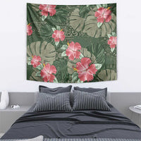 Hawaii Tapestry Green Polynesian Monstera Patterns DT05 - Polynesian Pride