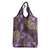Hawaii Grocery Bag Purple Polynesian Monstera Patterns - Polynesian Pride