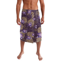 Hawaii Lavalava Purple Polynesian Monstera Patterns - Polynesian Pride