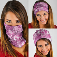 Hawaii Neck Gaiter Magenta Polynesian Monstera Patterns DT05 - Polynesian Pride