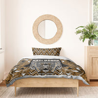 Aotearoa Kati Mamoe Bedding Set Maori Brown Tribal Paua Shell Pattern DT05 - Polynesian Pride