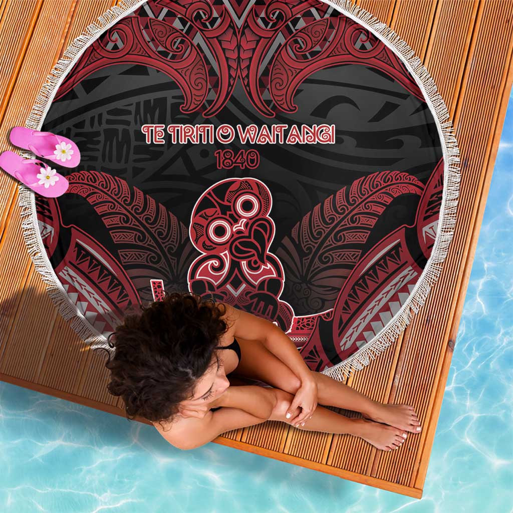 New Zealand Waitangi Day Beach Blanket Te Tiriti O Waitangi 1840 DT05 - Polynesian Pride