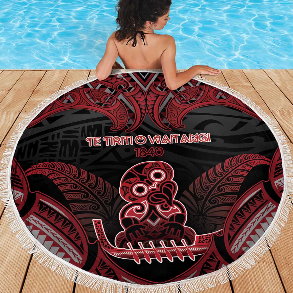 New Zealand Waitangi Day Beach Blanket Te Tiriti O Waitangi 1840 DT05 - Polynesian Pride