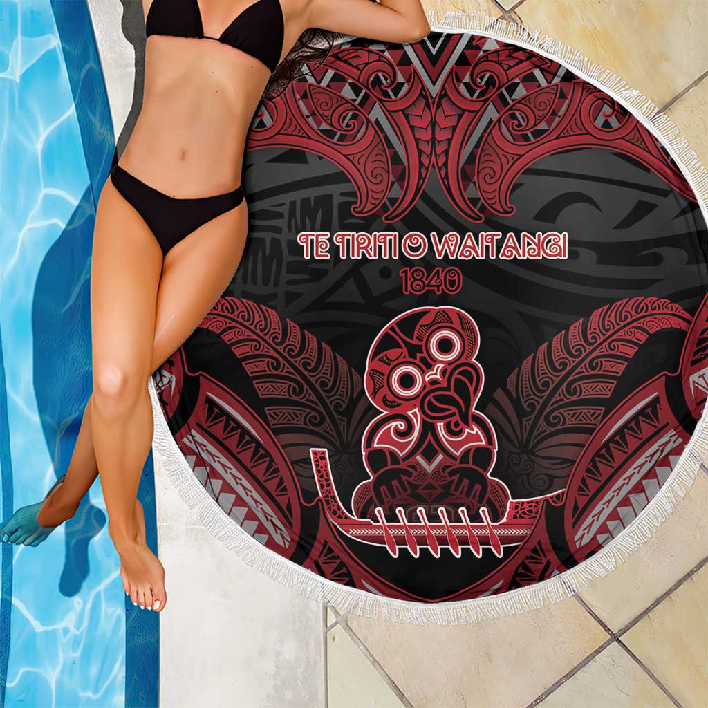 New Zealand Waitangi Day Beach Blanket Te Tiriti O Waitangi 1840 DT05 - Polynesian Pride