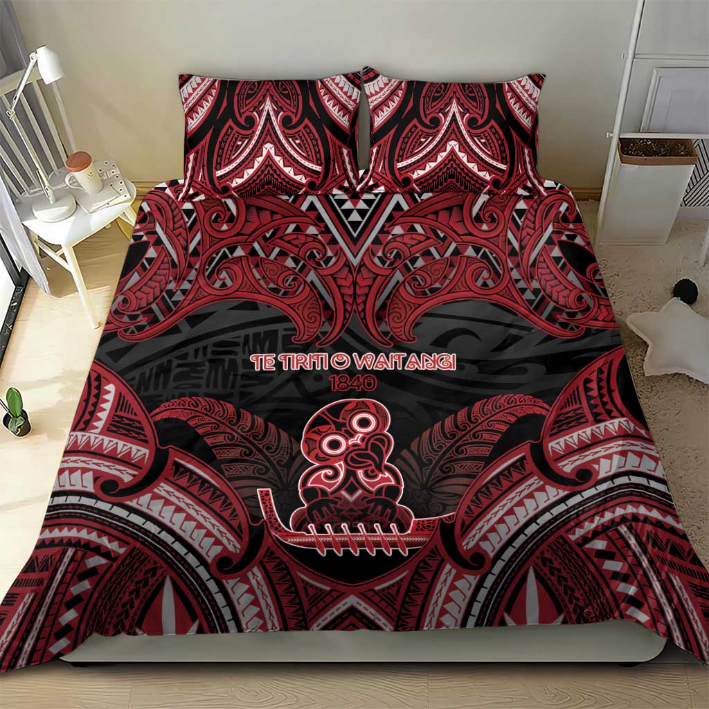 New Zealand Waitangi Day Bedding Set Te Tiriti O Waitangi 1840 DT05 - Polynesian Pride