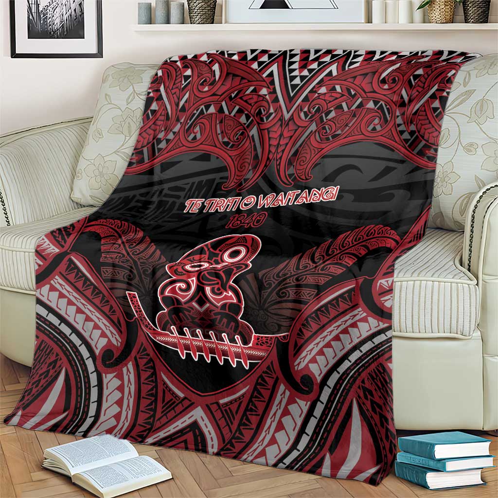 New Zealand Waitangi Day Blanket Te Tiriti O Waitangi 1840 DT05 - Polynesian Pride