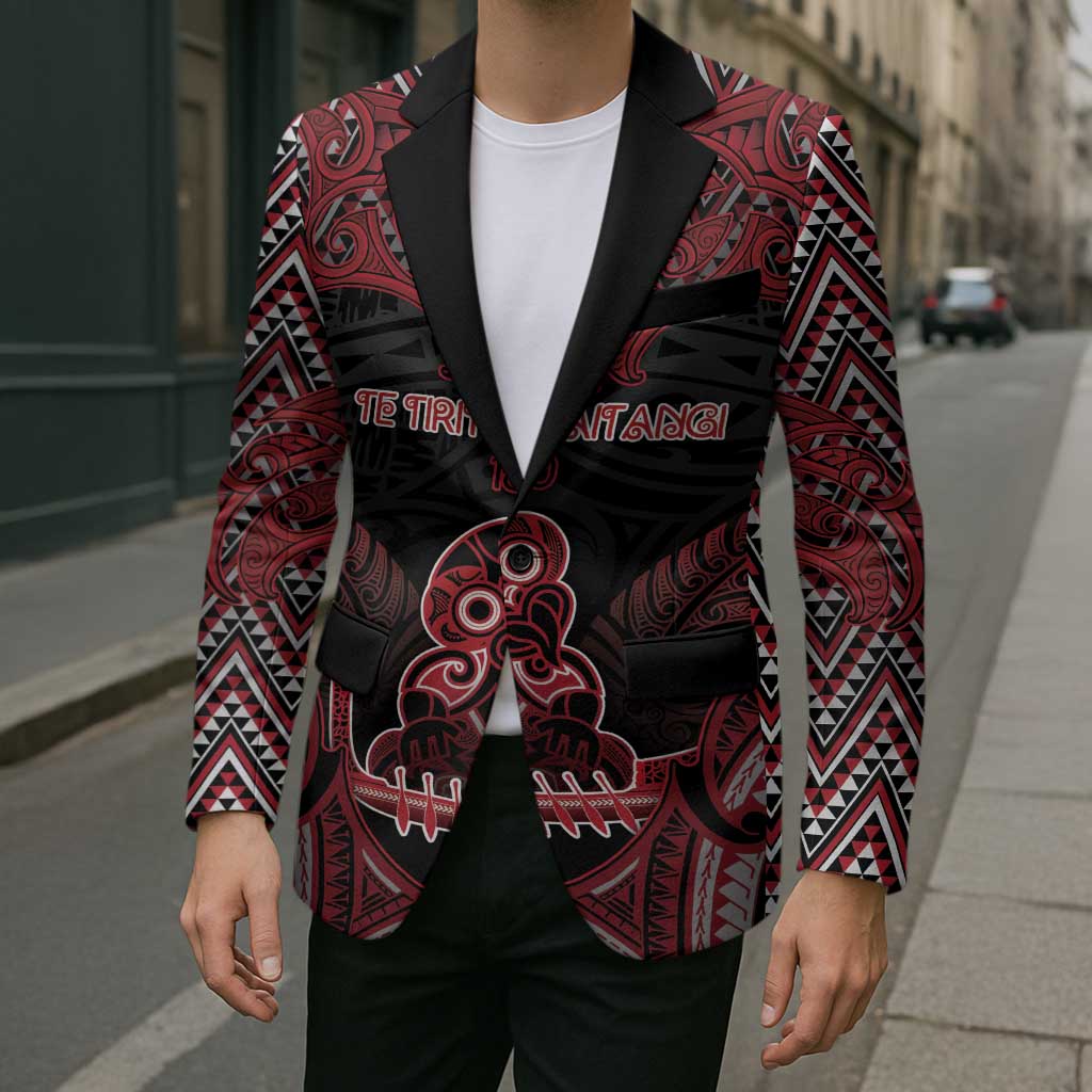 Personalised New Zealand Waitangi Day Blazer Te Tiriti O Waitangi 1840 DT05 - Polynesian Pride