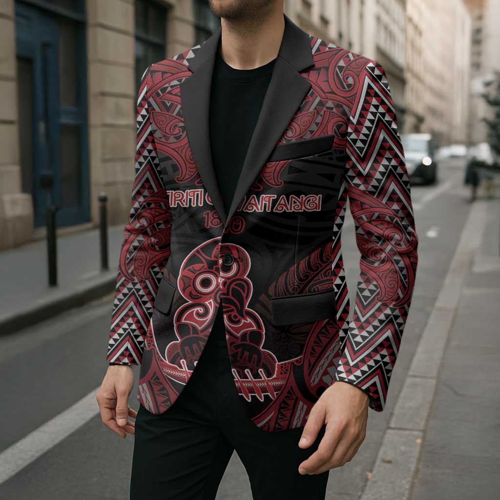 Personalised New Zealand Waitangi Day Blazer Te Tiriti O Waitangi 1840 DT05 - Polynesian Pride