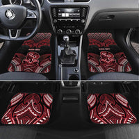 Personalised New Zealand Waitangi Day Car Mats Te Tiriti O Waitangi 1840 DT05 Set 4pcs Black - Polynesian Pride