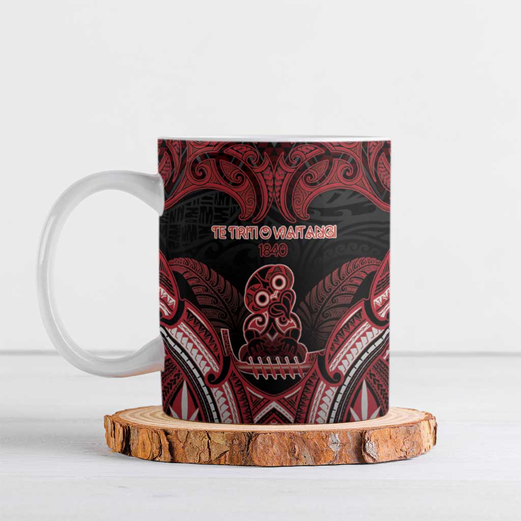 Personalised New Zealand Waitangi Day Ceramic Mug Te Tiriti O Waitangi 1840 - Polynesian Pride