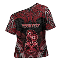Personalised New Zealand Waitangi Day Cross Shoulder Shirt Te Tiriti O Waitangi 1840 DT05 - Polynesian Pride