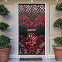 Personalised New Zealand Waitangi Day Door Cover Te Tiriti O Waitangi 1840 - Polynesian Pride