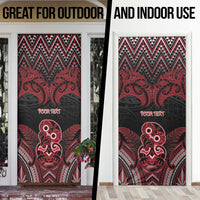 Personalised New Zealand Waitangi Day Door Cover Te Tiriti O Waitangi 1840 - Polynesian Pride