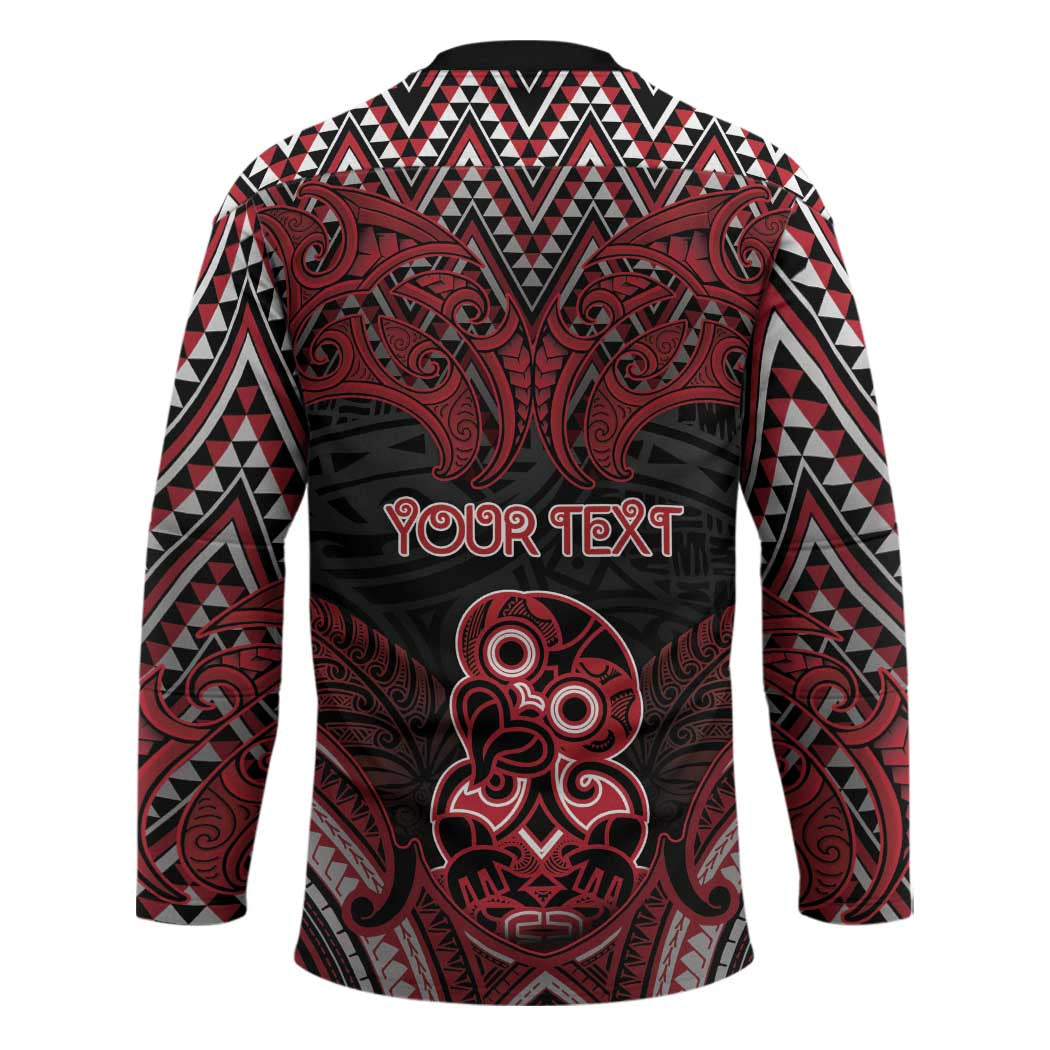 Personalised New Zealand Waitangi Day Hockey Jersey Te Tiriti O Waitangi 1840 DT05 - Polynesian Pride