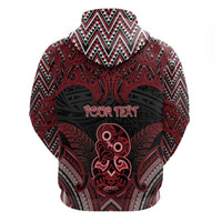 Personalised New Zealand Waitangi Day Hoodie Te Tiriti O Waitangi 1840 DT05 - Polynesian Pride
