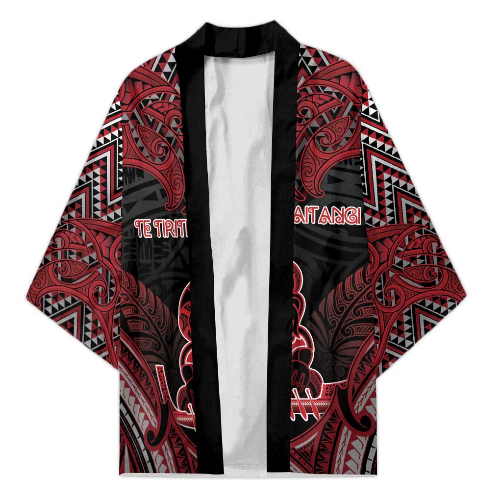 Personalised New Zealand Waitangi Day Kimono Te Tiriti O Waitangi 1840 - Polynesian Pride