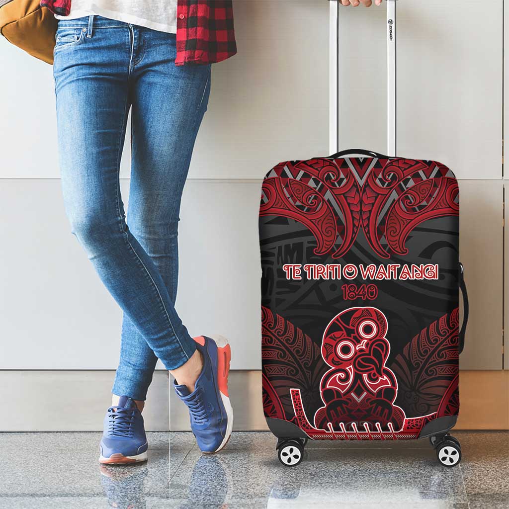 New Zealand Waitangi Day Luggage Cover Te Tiriti O Waitangi 1840 DT05 - Polynesian Pride