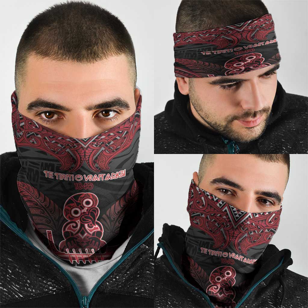 New Zealand Waitangi Day Neck Gaiter Te Tiriti O Waitangi 1840 DT05 - Polynesian Pride