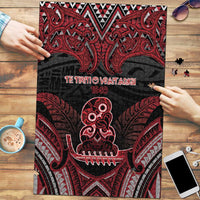 New Zealand Waitangi Day Puzzle Te Tiriti O Waitangi 1840 DT05 Black - Polynesian Pride