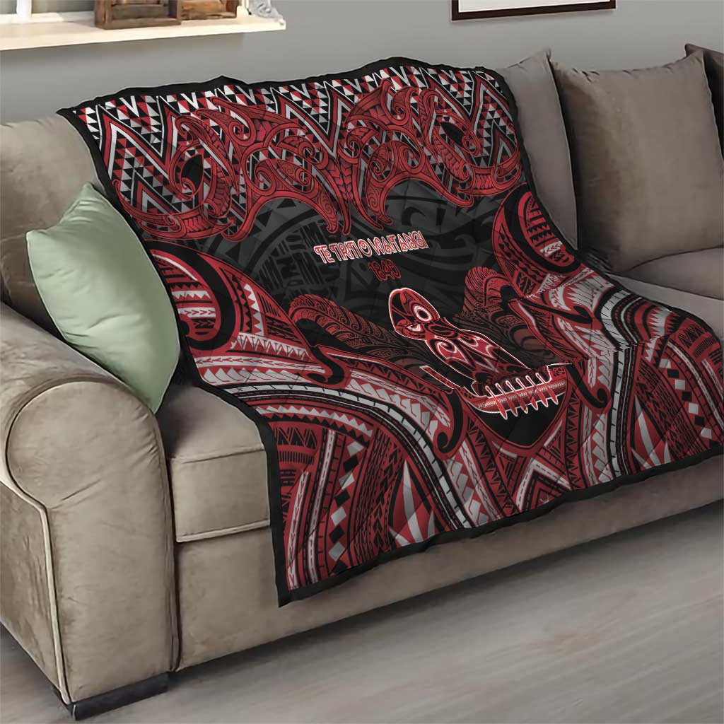 New Zealand Waitangi Day Quilt Te Tiriti O Waitangi 1840 DT05 - Polynesian Pride