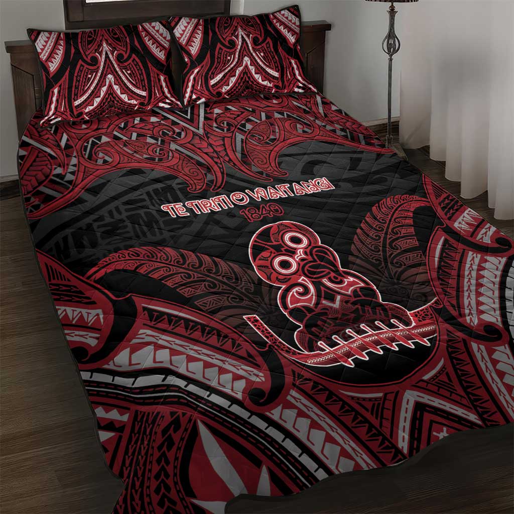 New Zealand Waitangi Day Quilt Bed Set Te Tiriti O Waitangi 1840 - Polynesian Pride