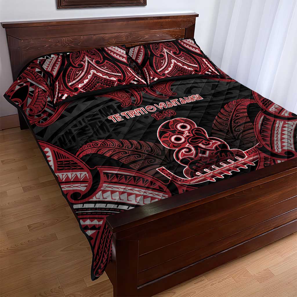 New Zealand Waitangi Day Quilt Bed Set Te Tiriti O Waitangi 1840 - Polynesian Pride