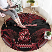 New Zealand Waitangi Day Round Carpet Te Tiriti O Waitangi 1840 DT05 - Polynesian Pride