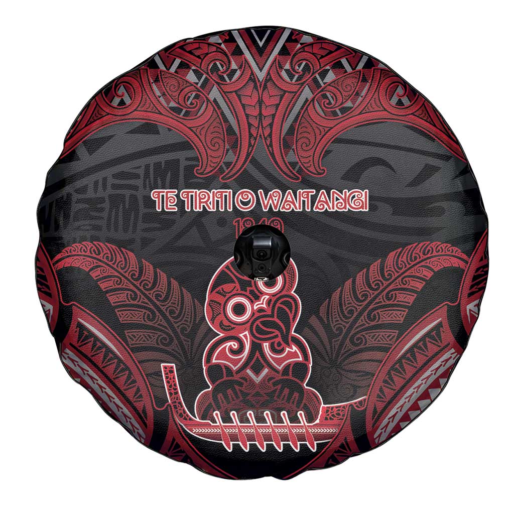 New Zealand Waitangi Day Spare Tire Cover Te Tiriti O Waitangi 1840 DT05 - Polynesian Pride
