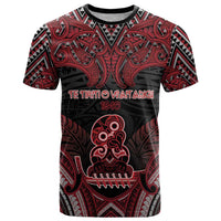 Personalised New Zealand Waitangi Day T Shirt Te Tiriti O Waitangi 1840 DT05 Black - Polynesian Pride