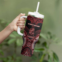 Personalised New Zealand Waitangi Day Tumbler With Handle Te Tiriti O Waitangi 1840 DT05 - Polynesian Pride