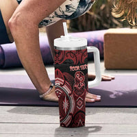 Personalised New Zealand Waitangi Day Tumbler With Handle Te Tiriti O Waitangi 1840 DT05 - Polynesian Pride