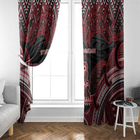 New Zealand Waitangi Day Window Curtain Te Tiriti O Waitangi 1840 DT05 - Polynesian Pride