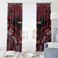 New Zealand Waitangi Day Window Curtain Te Tiriti O Waitangi 1840 DT05 - Polynesian Pride