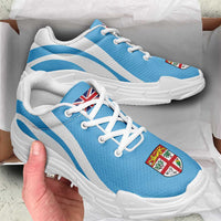 Fiji Chunky Sneakers Flag-Inspired Curve Style LT05 - Polynesian Pride