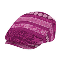 Fiji Marau na Kerisimasi Jeff Hat Pink Tapa Masi Inspired Christmas - Polynesian Pride