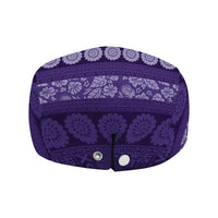 Fiji Marau na Kerisimasi Jeff Hat Purple Tapa Masi Inspired Christmas - Polynesian Pride