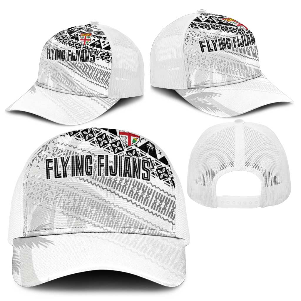 Fiji Rugby Kaiviti Masi Baseball Net Cap Black - Polynesian Pride