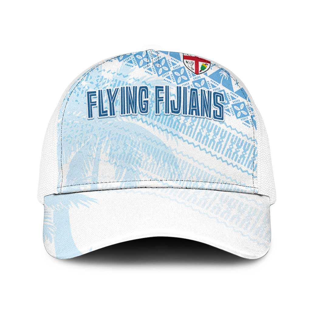 Fiji Rugby Kaiviti Masi Baseball Net Cap Turquoise - Polynesian Pride