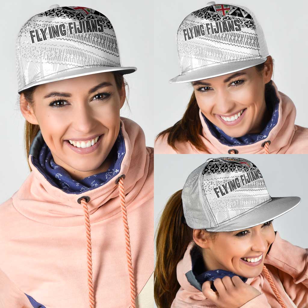 Fiji Rugby Kaiviti Masi Mesh Trucker Cap Black - Polynesian Pride