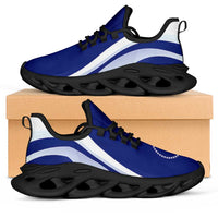 FSM Chuuk Clunky Sneakers Flag-Inspired Curve Style LT05 Blue - Polynesian Pride