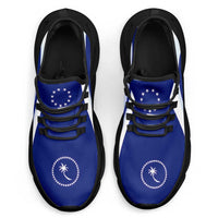 FSM Chuuk Clunky Sneakers Flag-Inspired Curve Style LT05 - Polynesian Pride