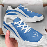 FSM Kosrae Chunky Sneakers Flag-Inspired Curve Style LT05 - Polynesian Pride