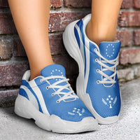 FSM Kosrae Chunky Sneakers Flag-Inspired Curve Style LT05 - Polynesian Pride