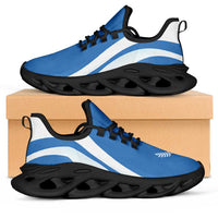FSM Kosrae Clunky Sneakers Flag-Inspired Curve Style LT05 Blue - Polynesian Pride