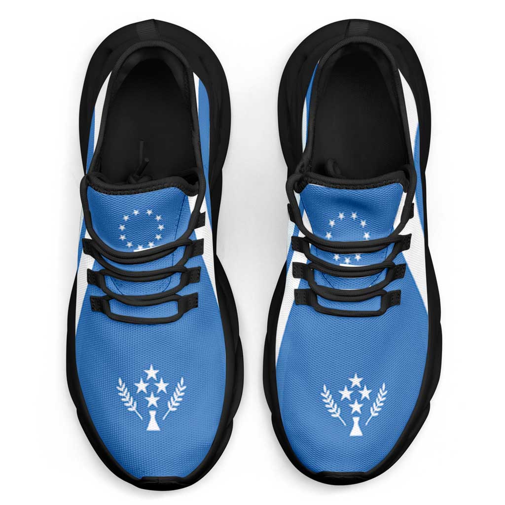 FSM Kosrae Clunky Sneakers Flag-Inspired Curve Style LT05 - Polynesian Pride