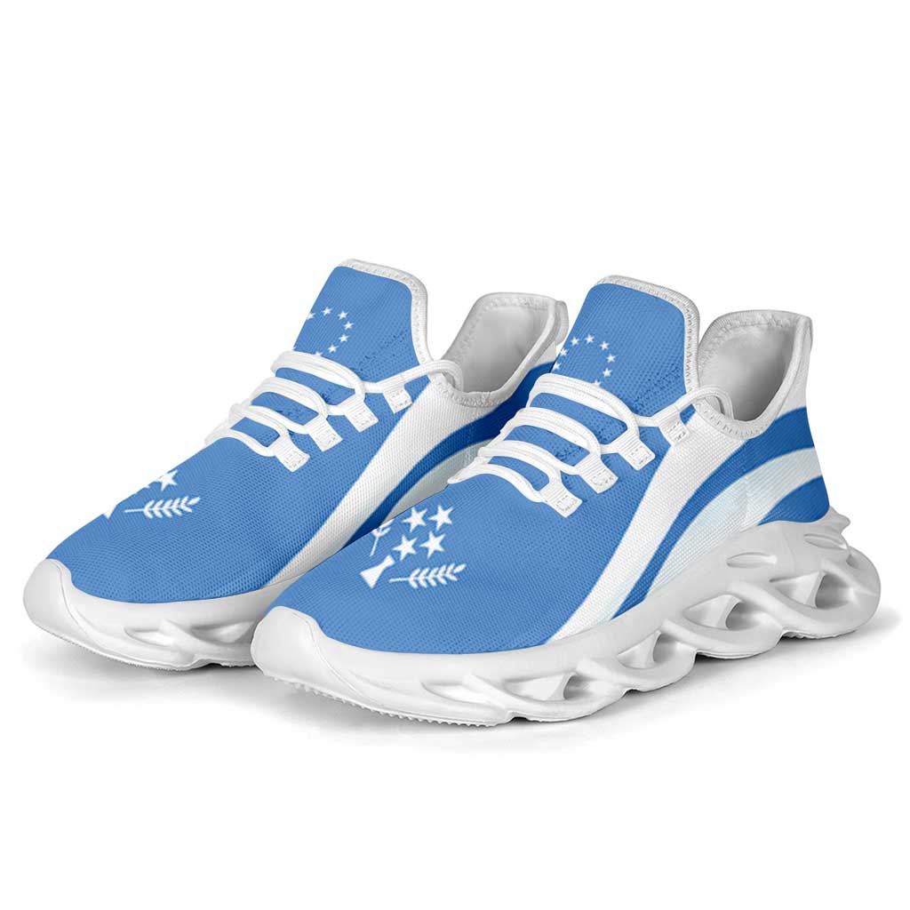 FSM Kosrae Clunky Sneakers Flag-Inspired Curve Style LT05 - Polynesian Pride